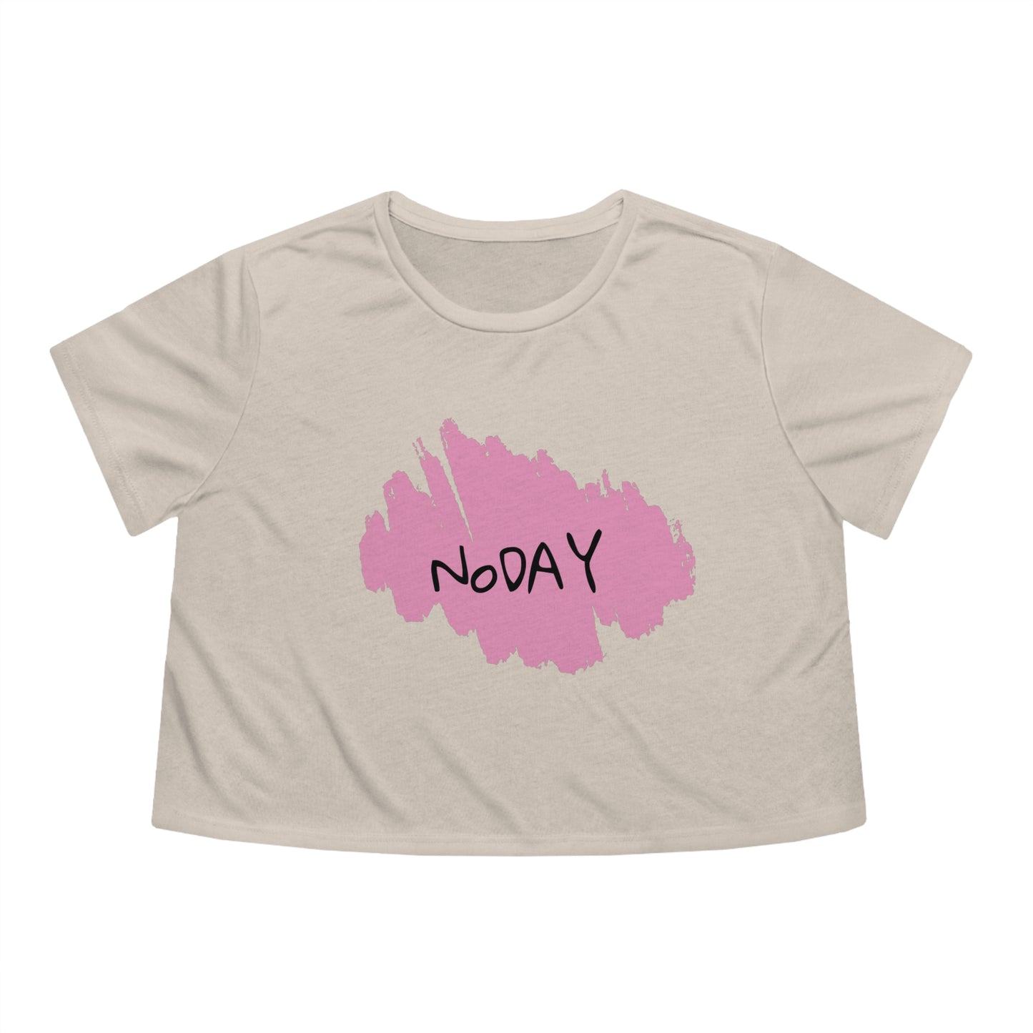 Women's Flowy Cropped Tee - NoDay