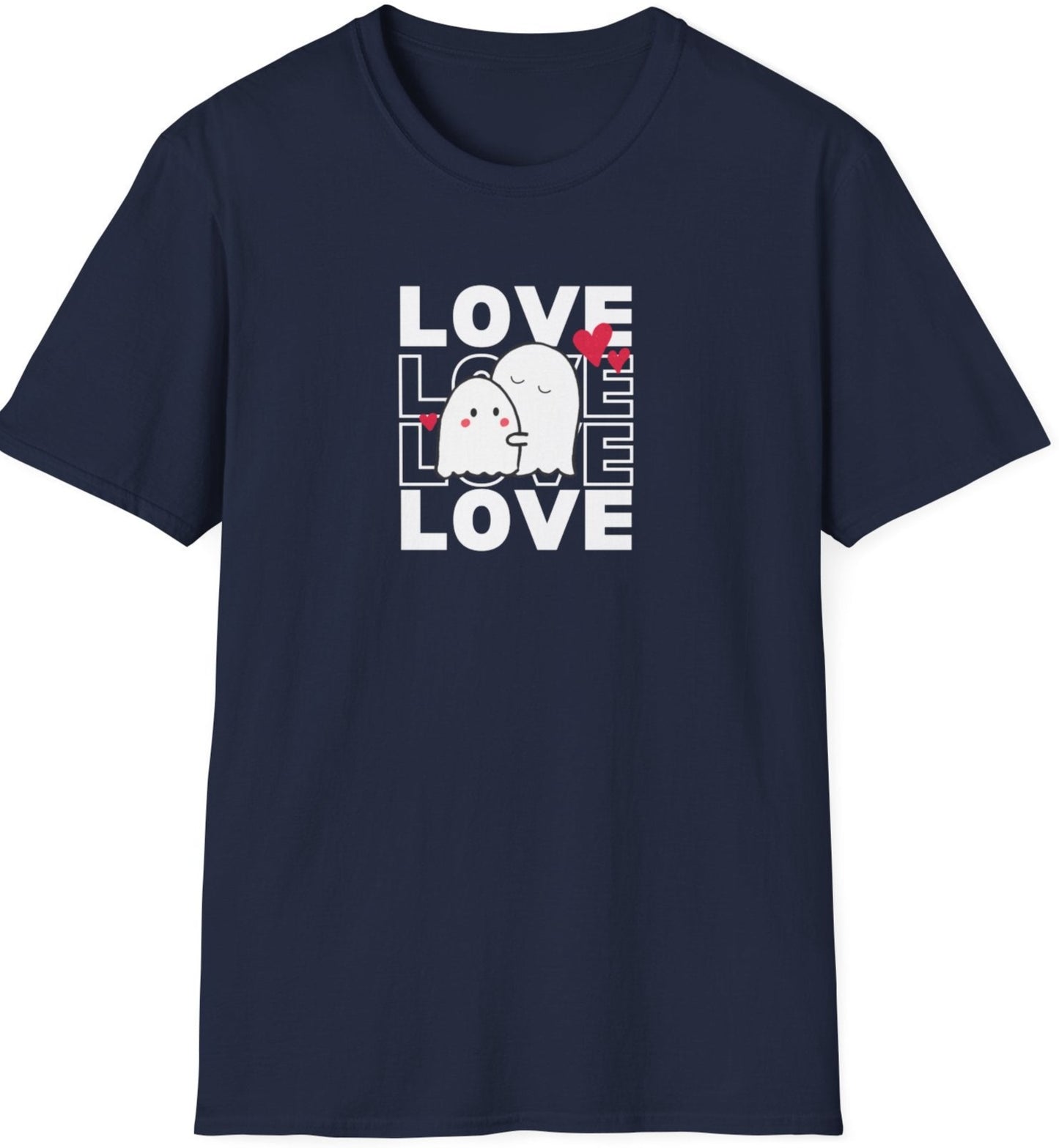 Funny Softstyle T-Shirt: Love Ghost