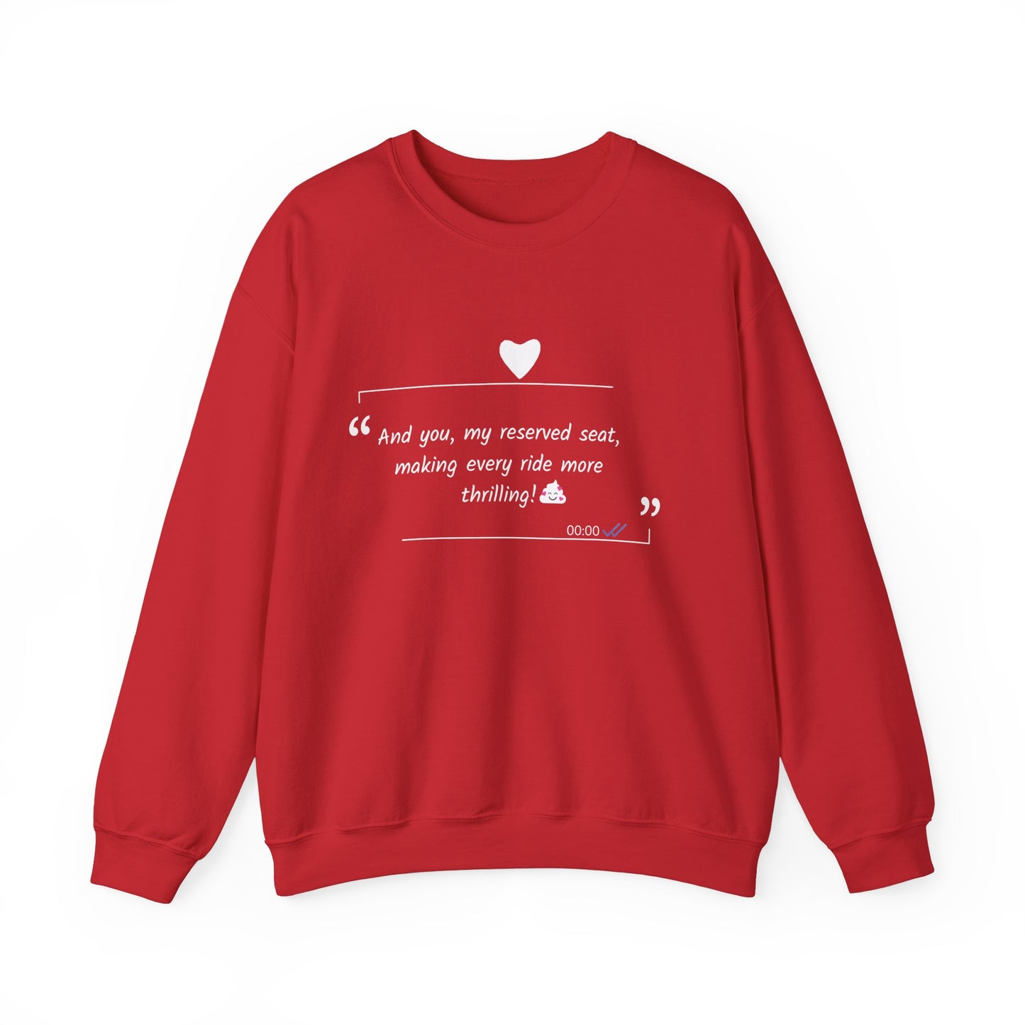 Unisex Sweatshirt: Love declaration Rollercoaster 2