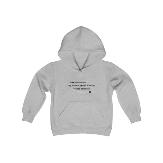 Youth Hoodie: Sport homework