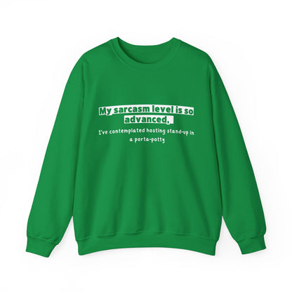 Unisex Sweatshirt - Sarcasm level