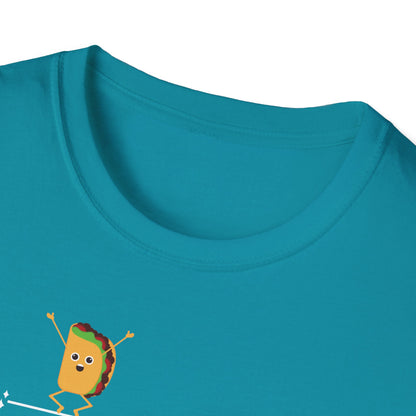 Funny Softstyle T-Shirt: Happiness Taco