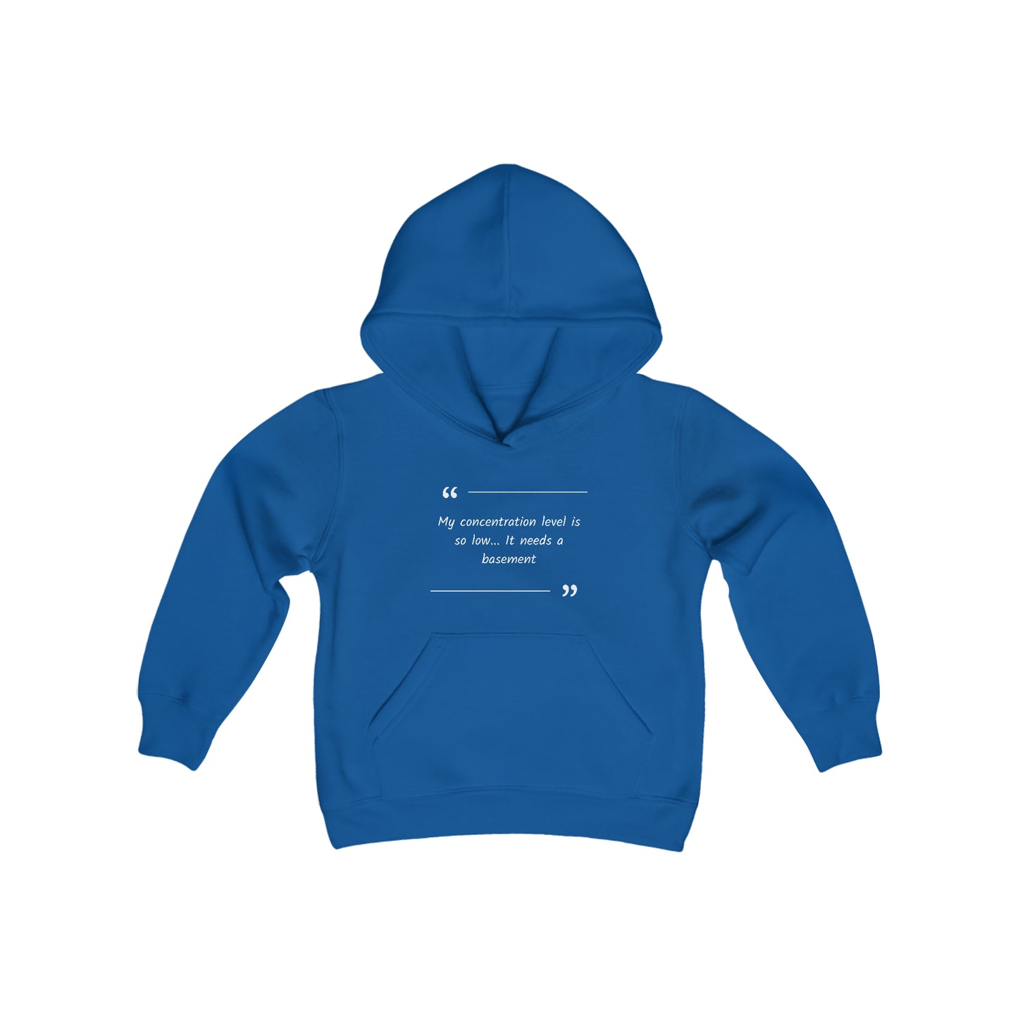 Youth Hoodie: Low Concentration