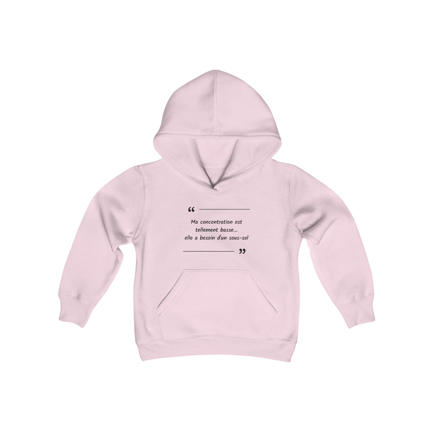 Youth Hoodie: Concentration basse