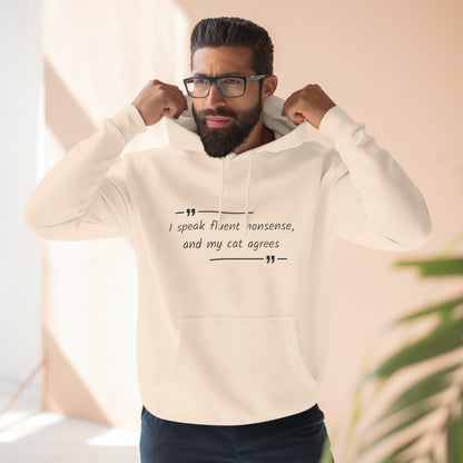 Cozy Hoodie (Unisex) : Fluent non-sens