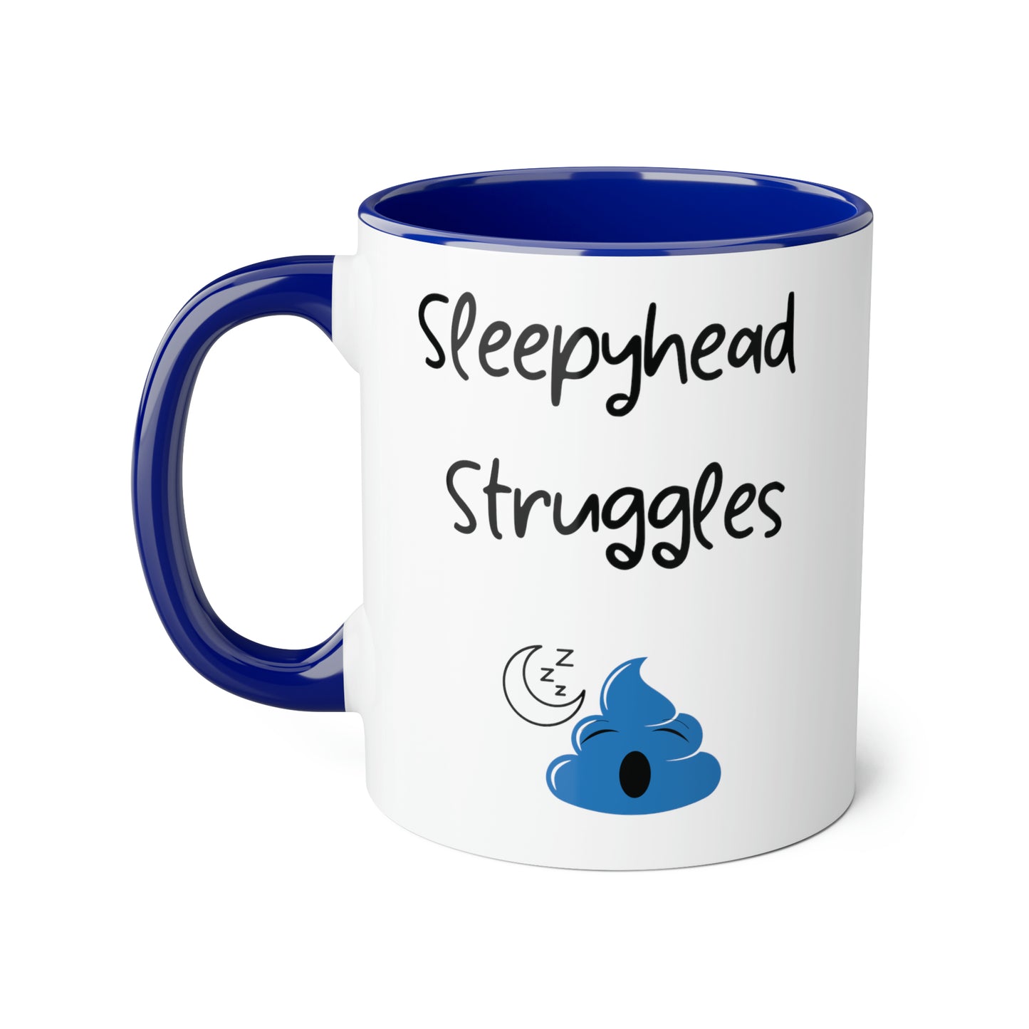 Funny 11oz Mugs - Sleepyhead struggles