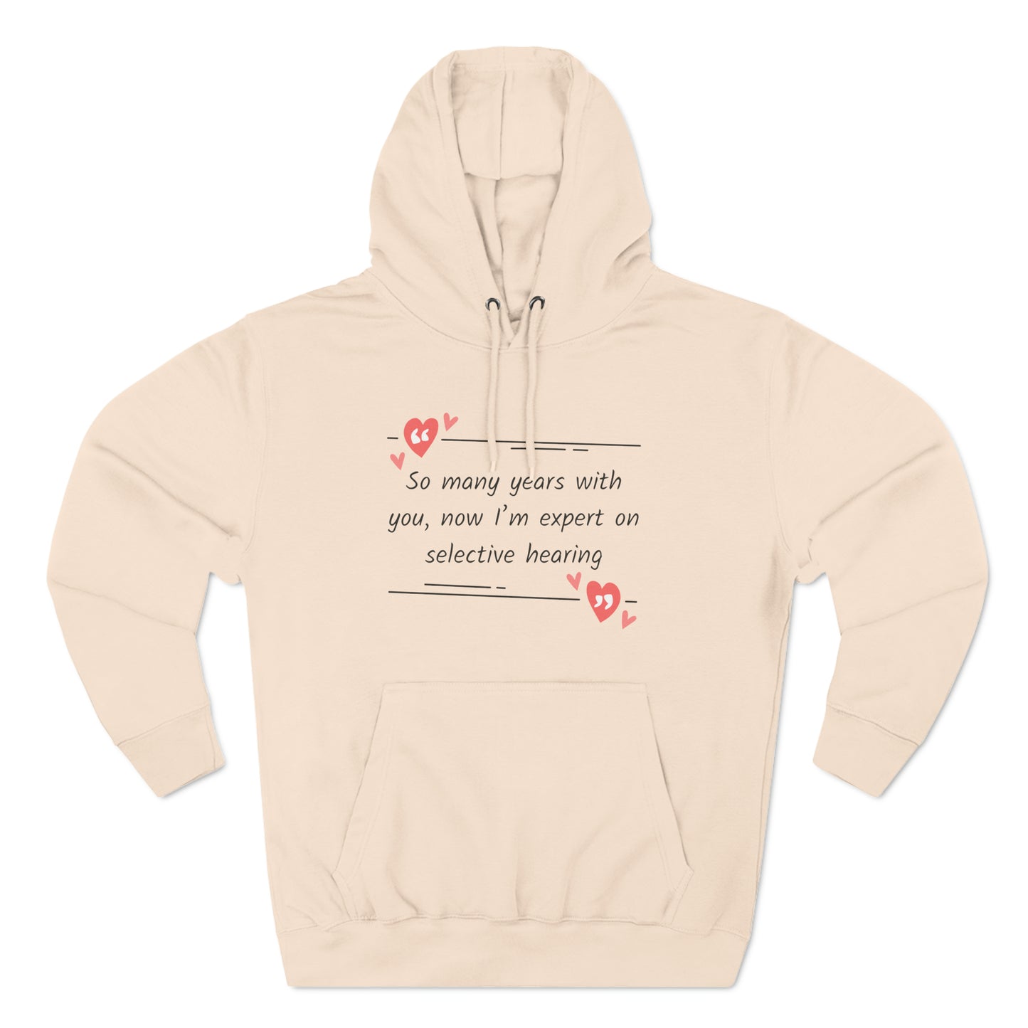 Cozy Hoodie (Unisex) : Selective Hearing Expert