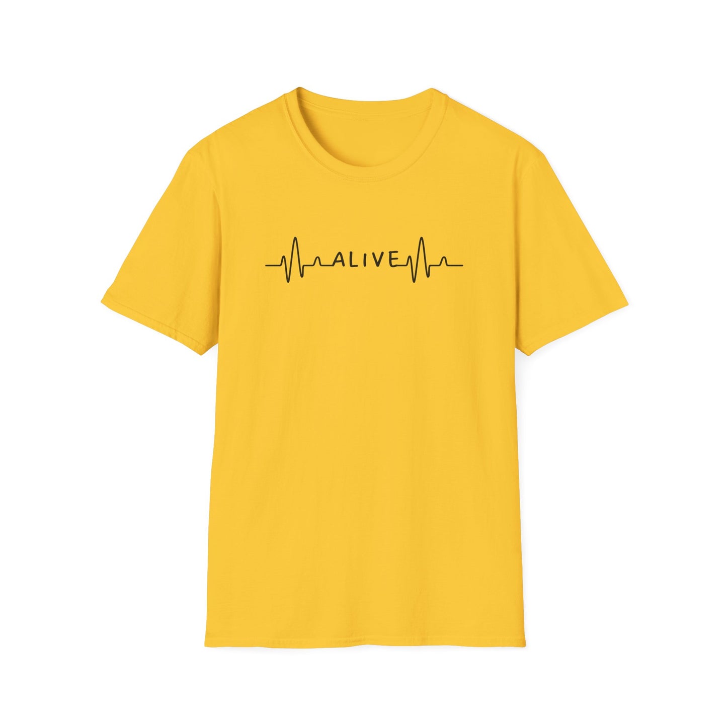 Funny Softstyle T-Shirt: Alive