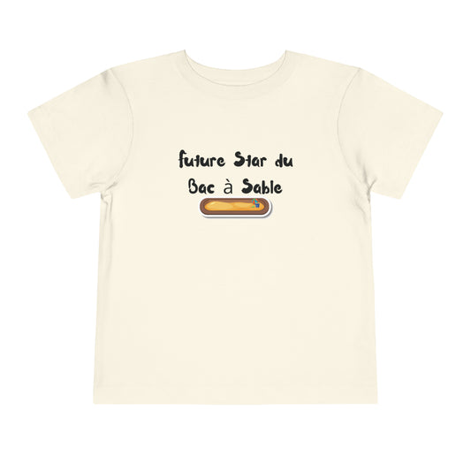 Collection de t-shirts amusants pour tout-petits : Star Bac a Sable 