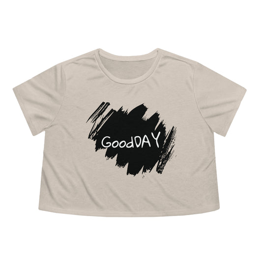 Women's Flowy Cropped Tee - GoodDay