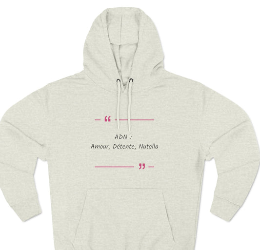 Cozy Hoodie (Unisex) : Amour Detente Nutella