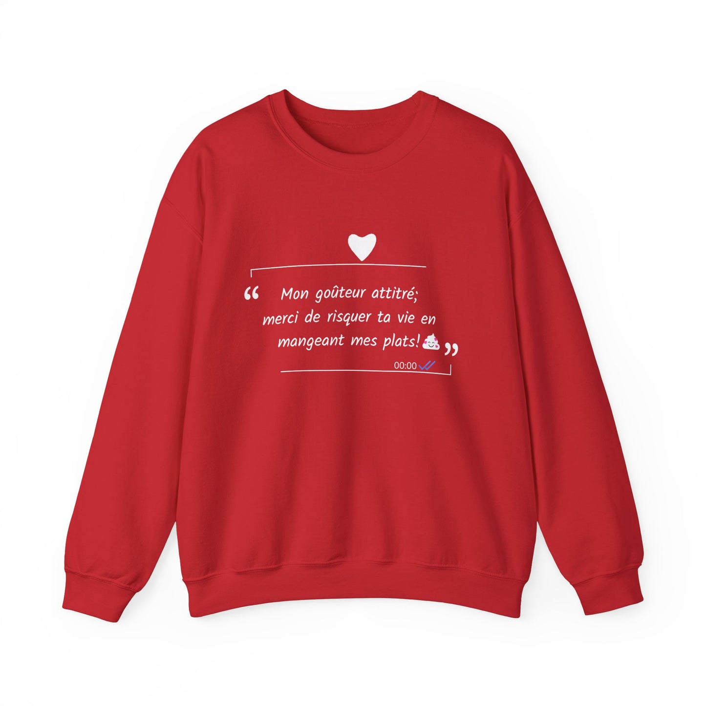 Unisex Sweatshirt: Love declaration Sucré Salé 2