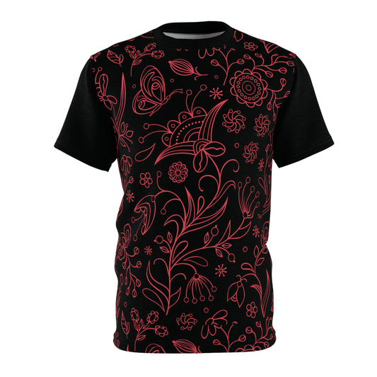 Men T-shirt - Colorful Pattern - Flower