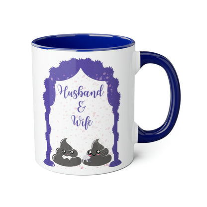 Funny 11oz Mugs - Husband & Wife