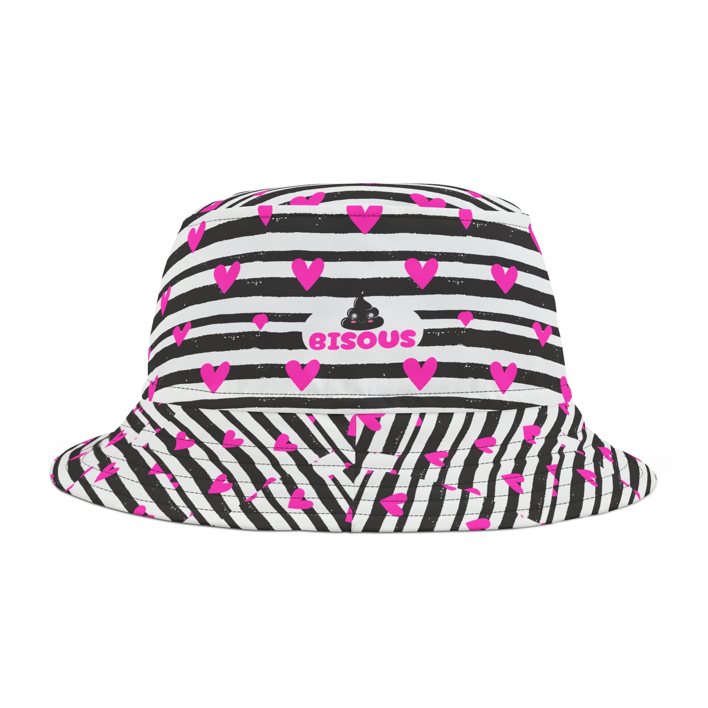 Stylish Bucket Hat: BISOUS