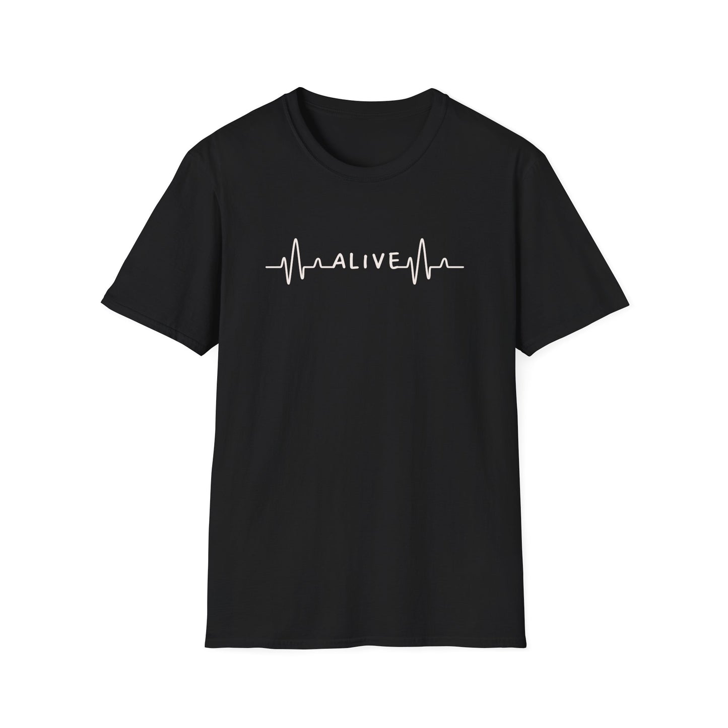 Funny Softstyle T-Shirt: Alive