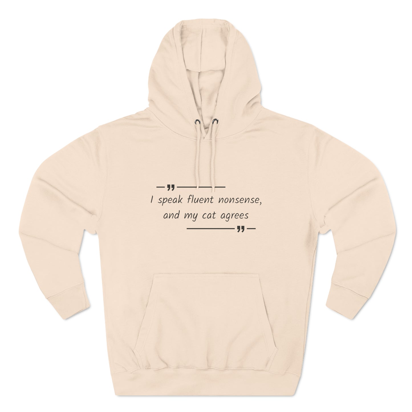 Cozy Hoodie (Unisex) : Fluent non-sens