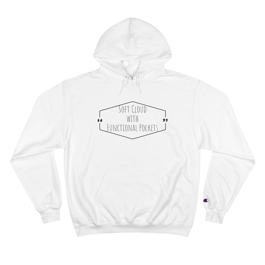 Funny Champion Hoodie (Unisex) - Soft Cloud