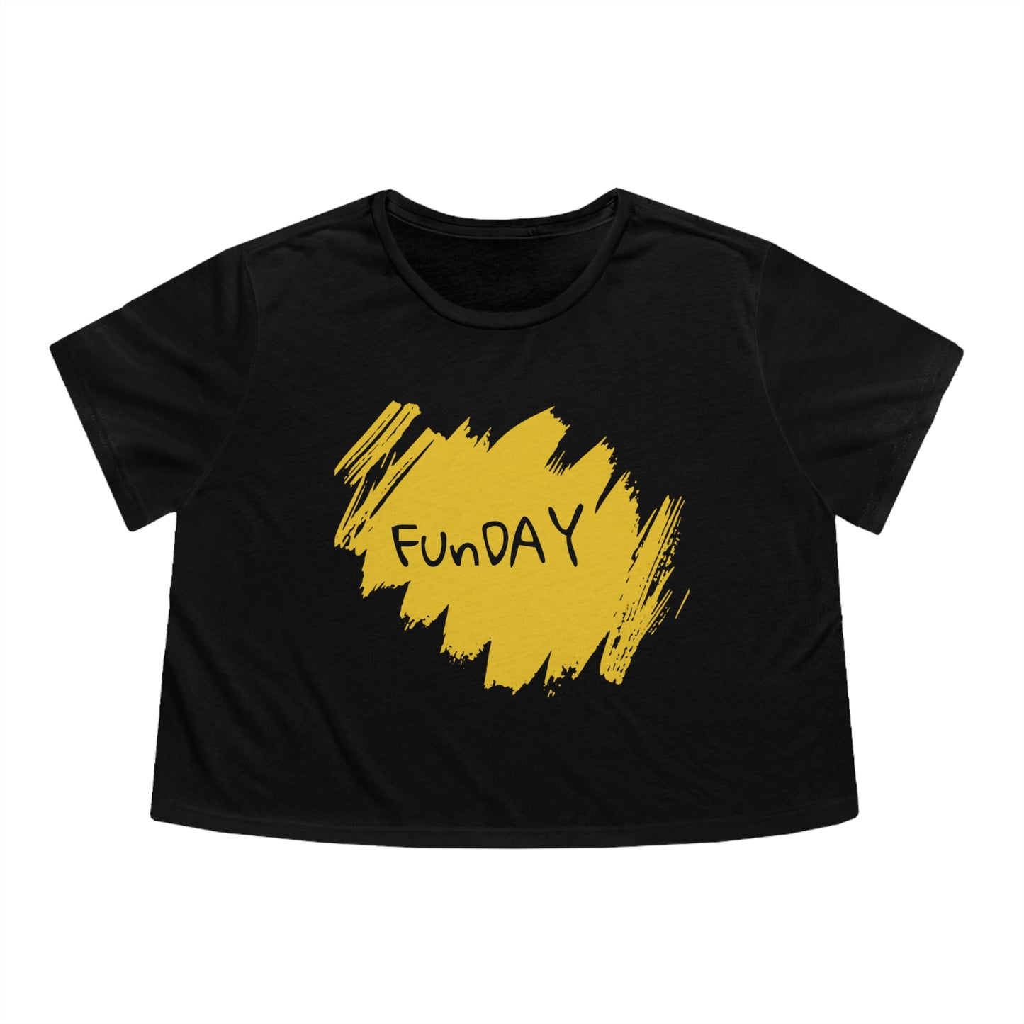 Women's Flowy Cropped Tee - FunDay