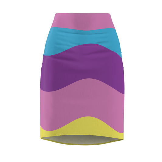 Colorful Pencil Skirt