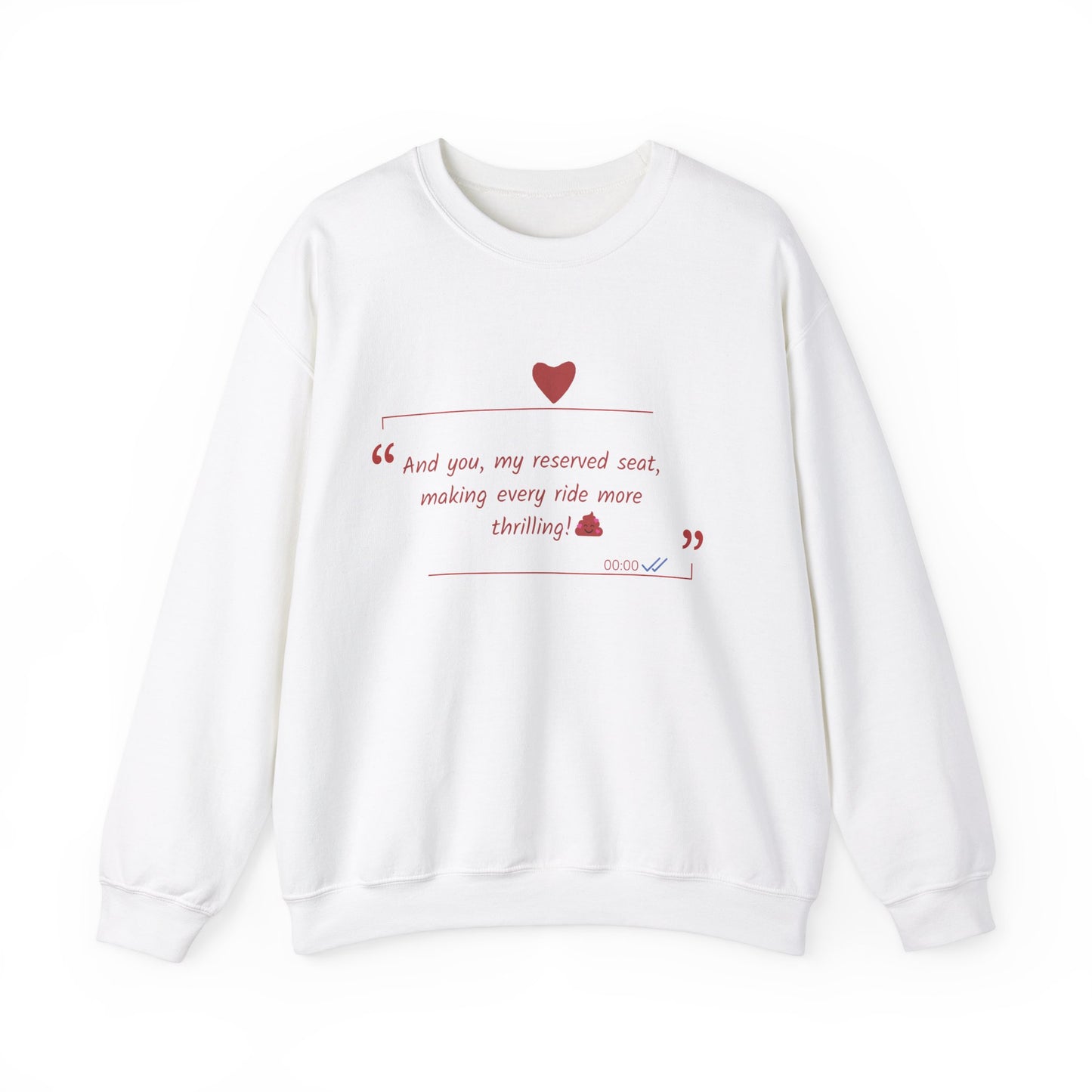 Unisex Sweatshirt: Love declaration Rollercoaster 2