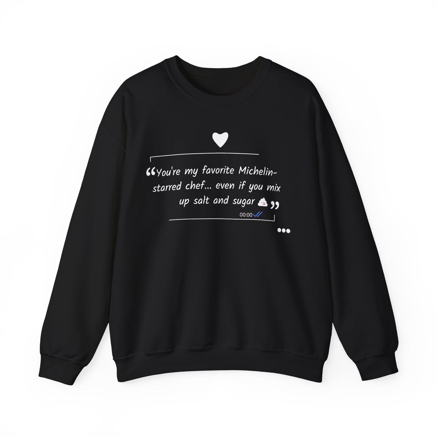 Unisex Sweatshirt: Love declaration Salt Sugar 1