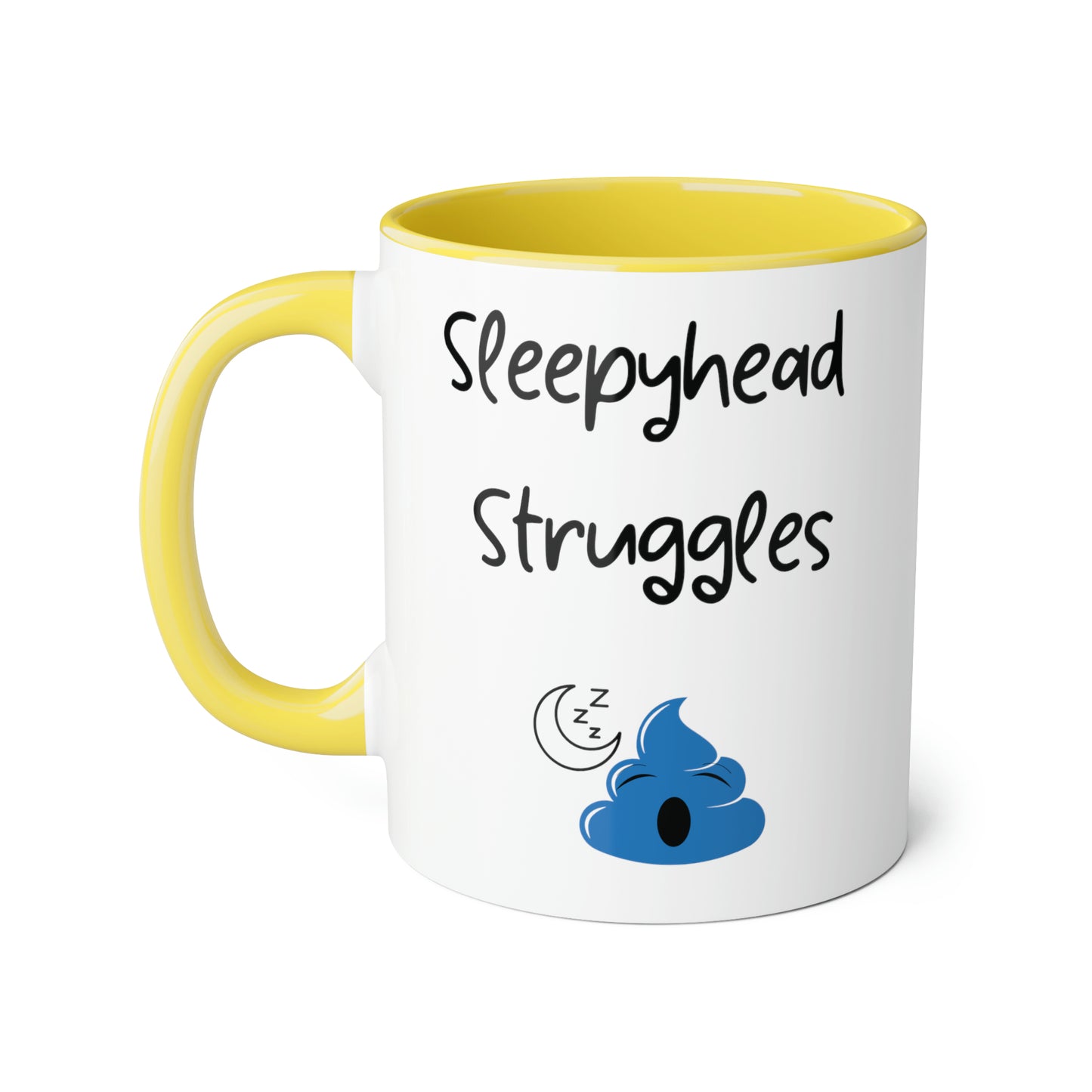 Funny 11oz Mugs - Sleepyhead struggles