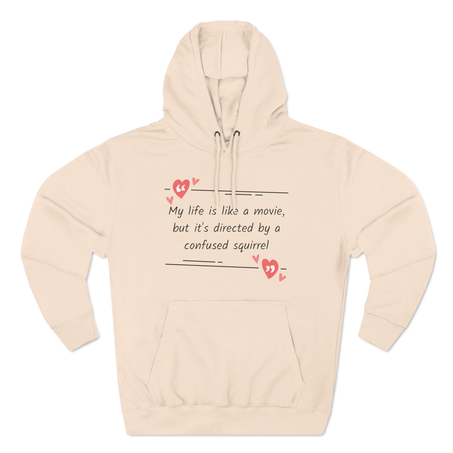 Cozy Hoodie (Unisex) : Life like a movie