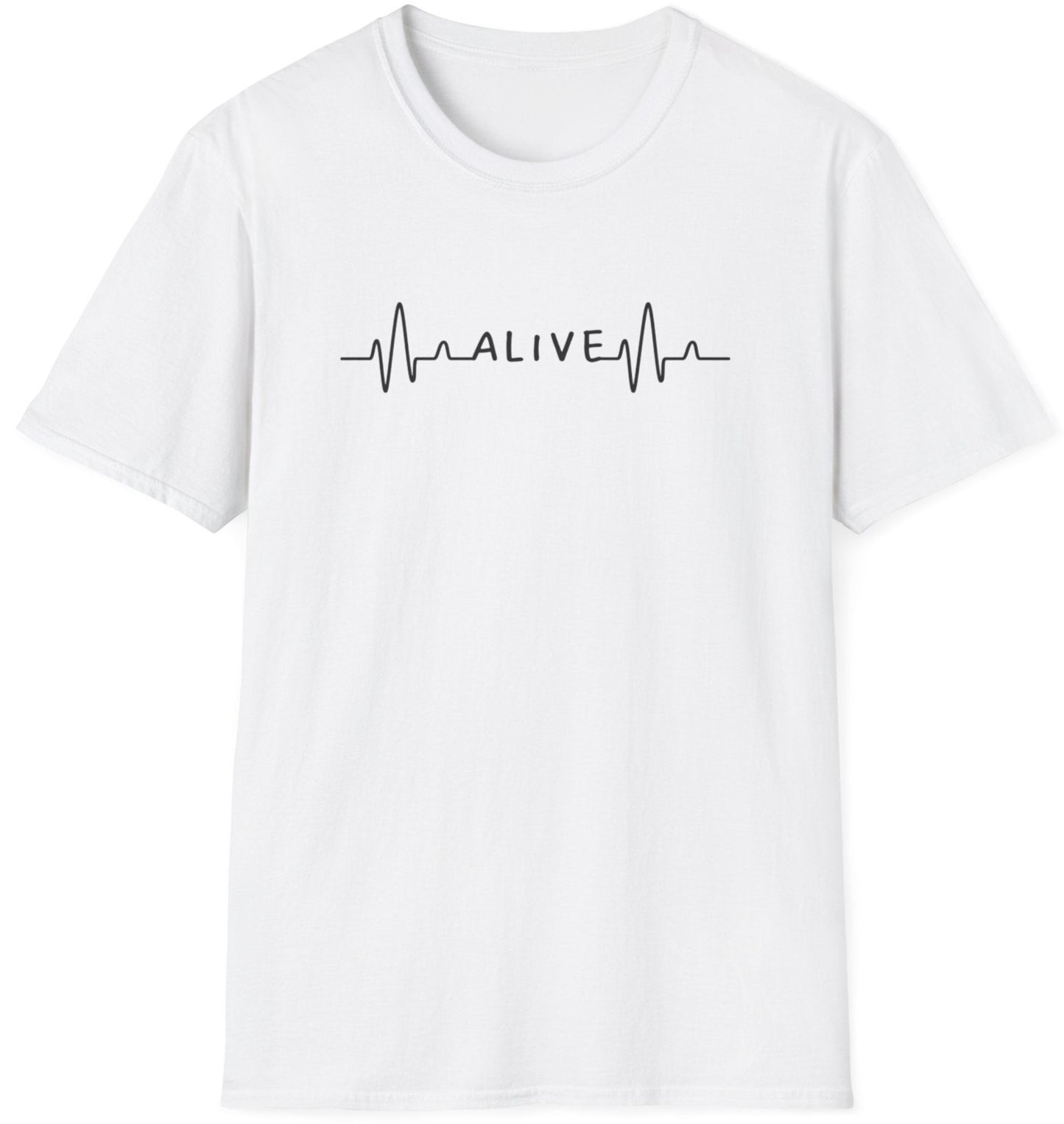 Funny Softstyle T-Shirt: Alive