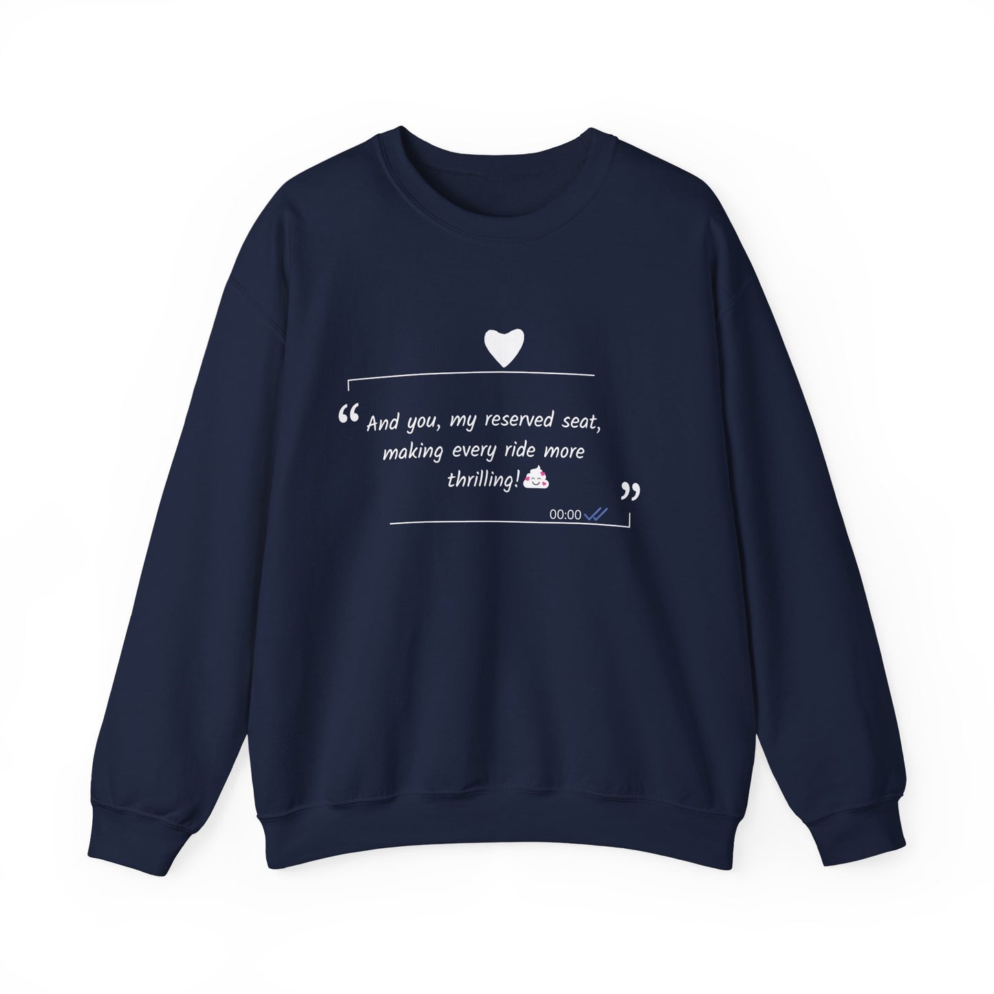 Unisex Sweatshirt: Love declaration Rollercoaster 2