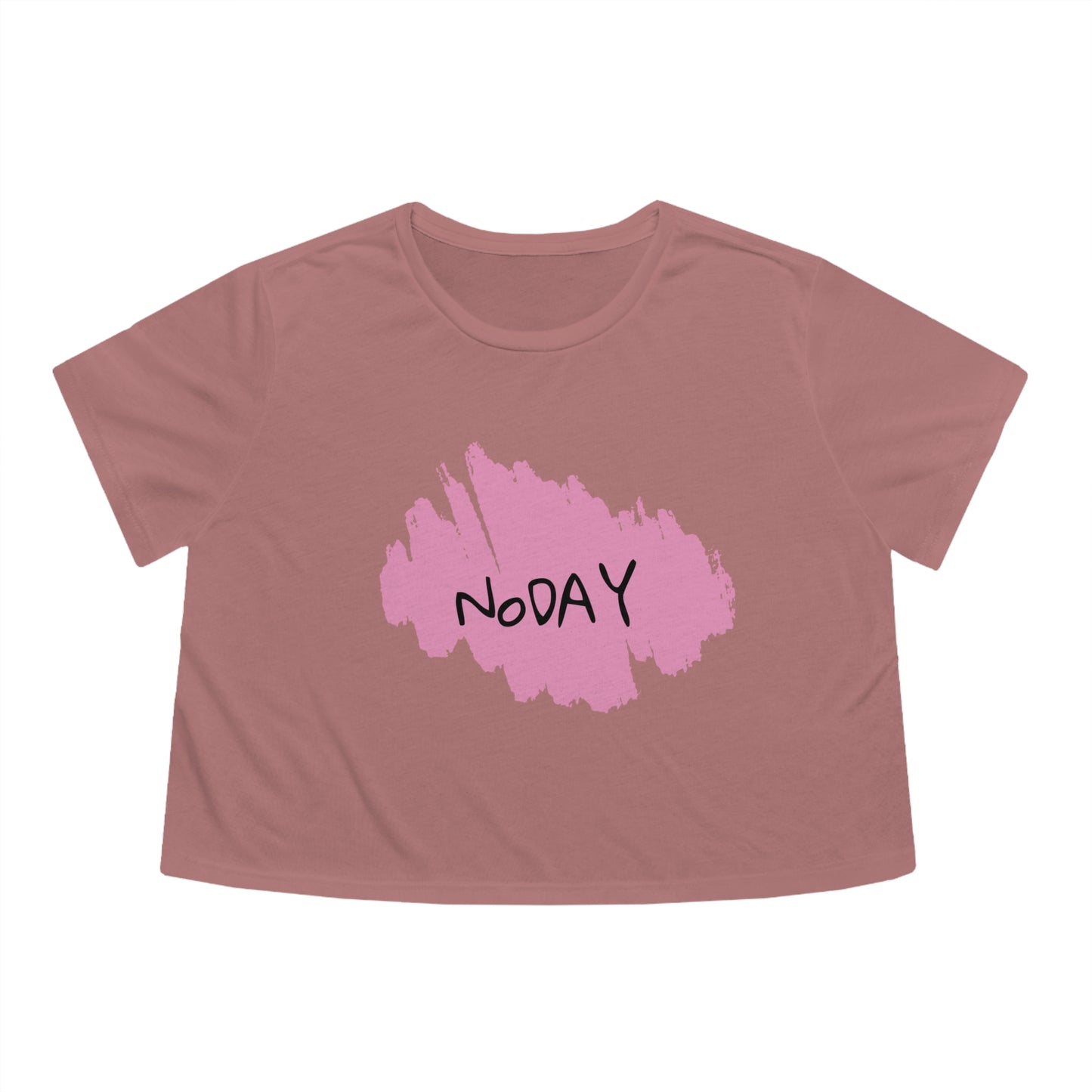 Women's Flowy Cropped Tee - NoDay