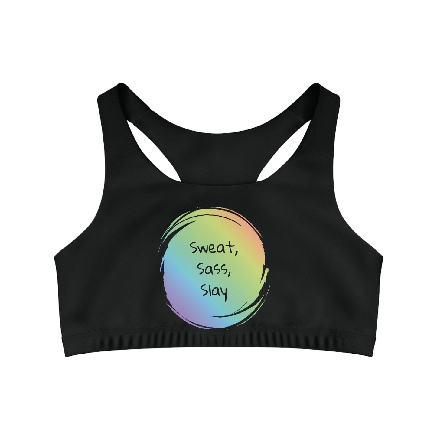 Motif Color Splash Sports Bra - Sweat Sass Slay