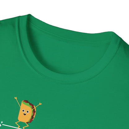 Funny Softstyle T-Shirt: Happiness Taco