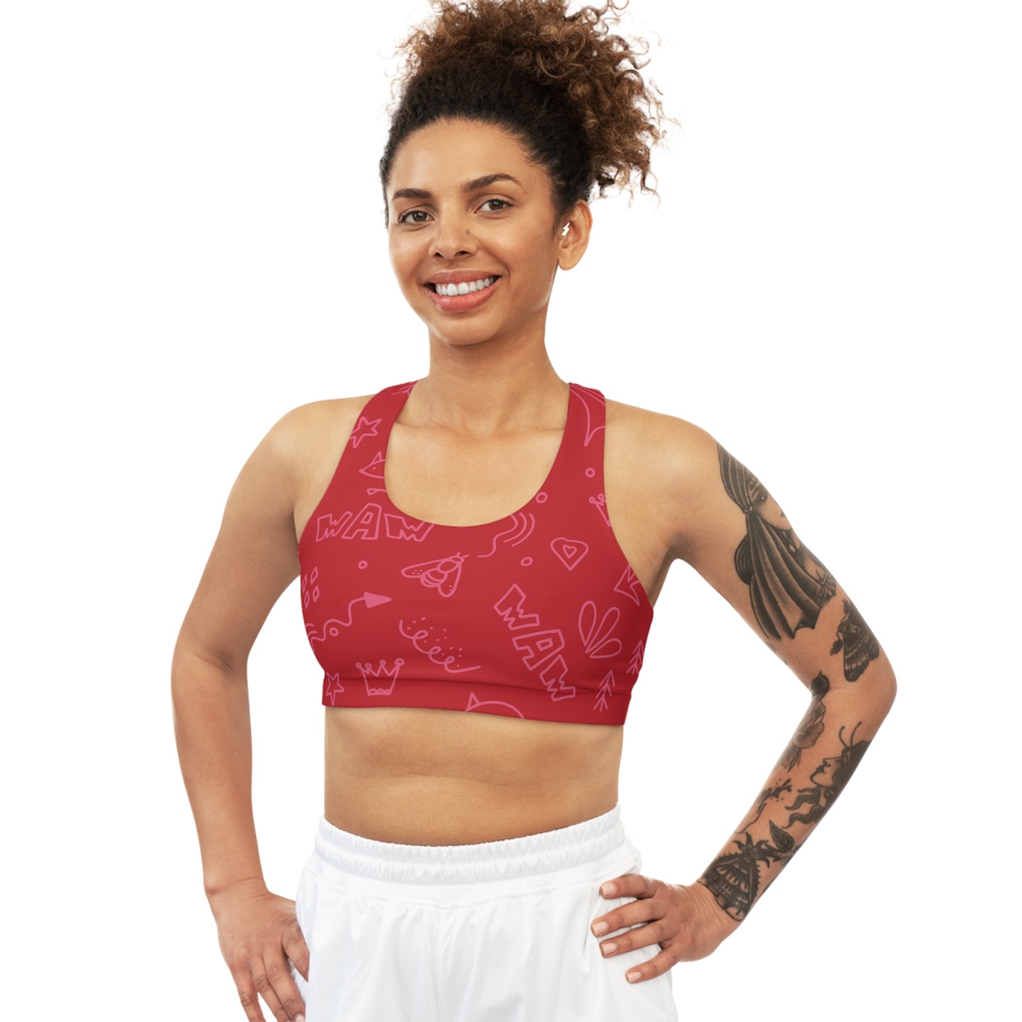 Motif Color Splash Sports Bra