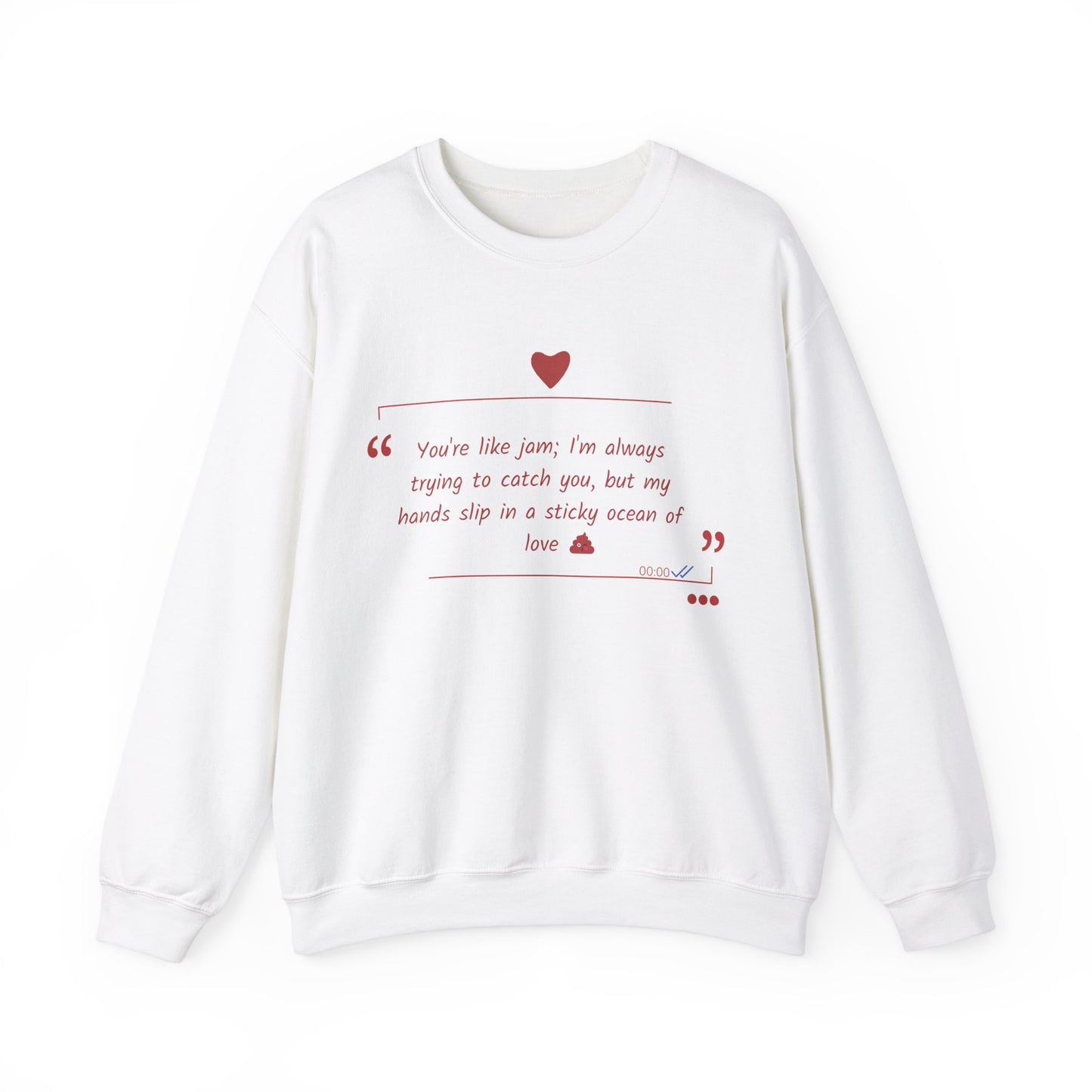 Unisex Sweatshirt: Love declaration Jam 1