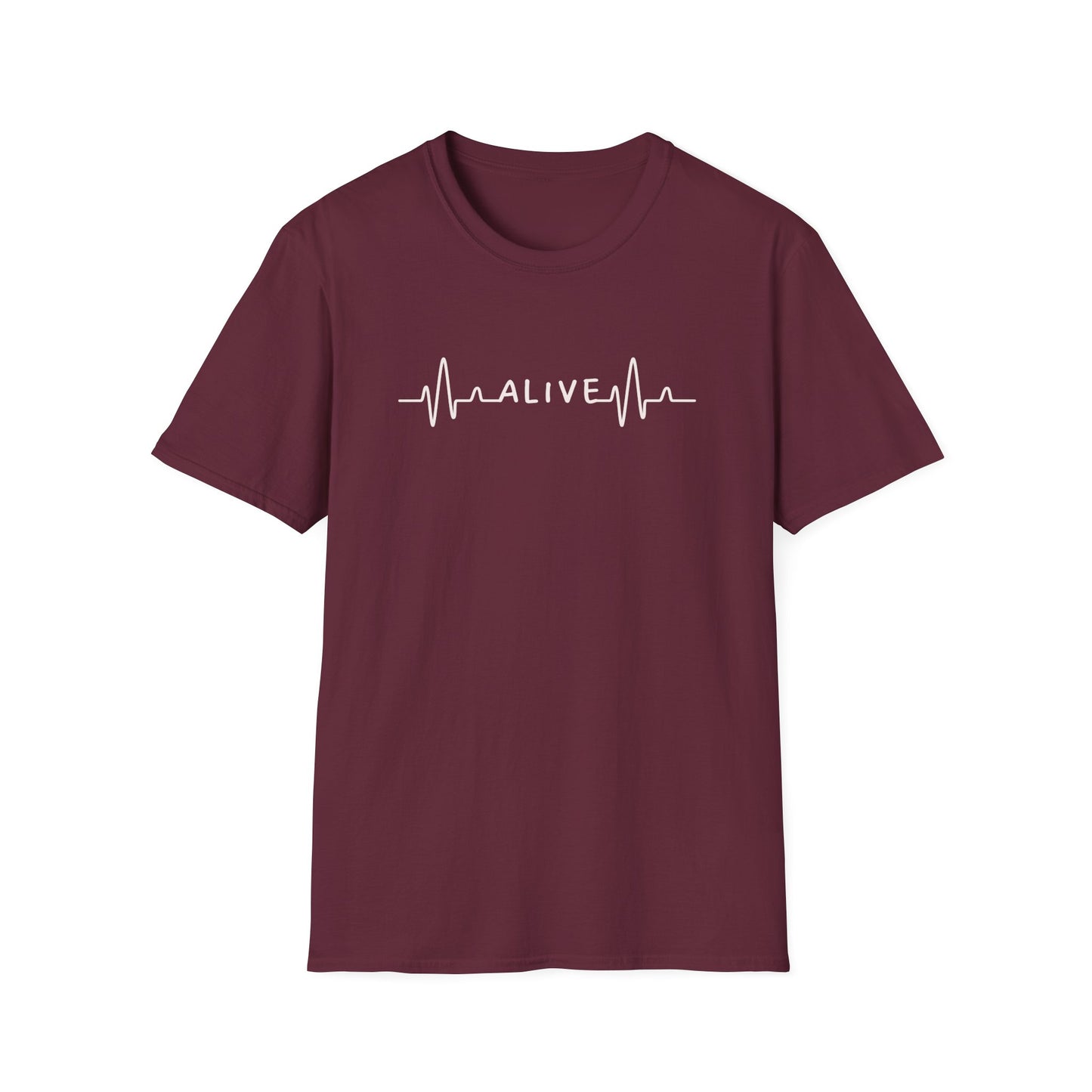 Funny Softstyle T-Shirt: Alive