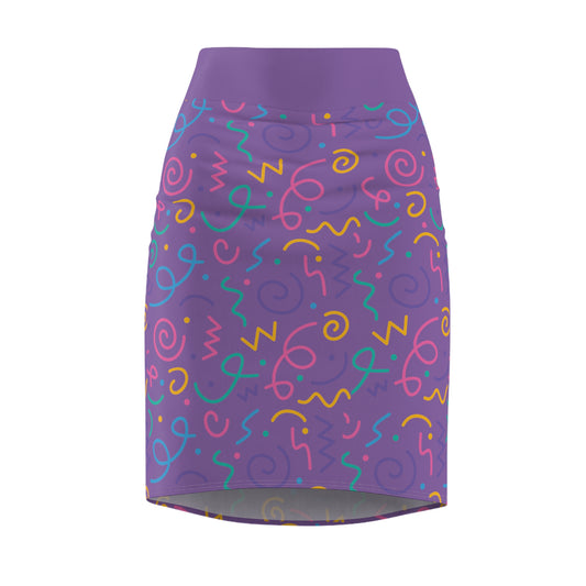 Colorful Pencil Skirt