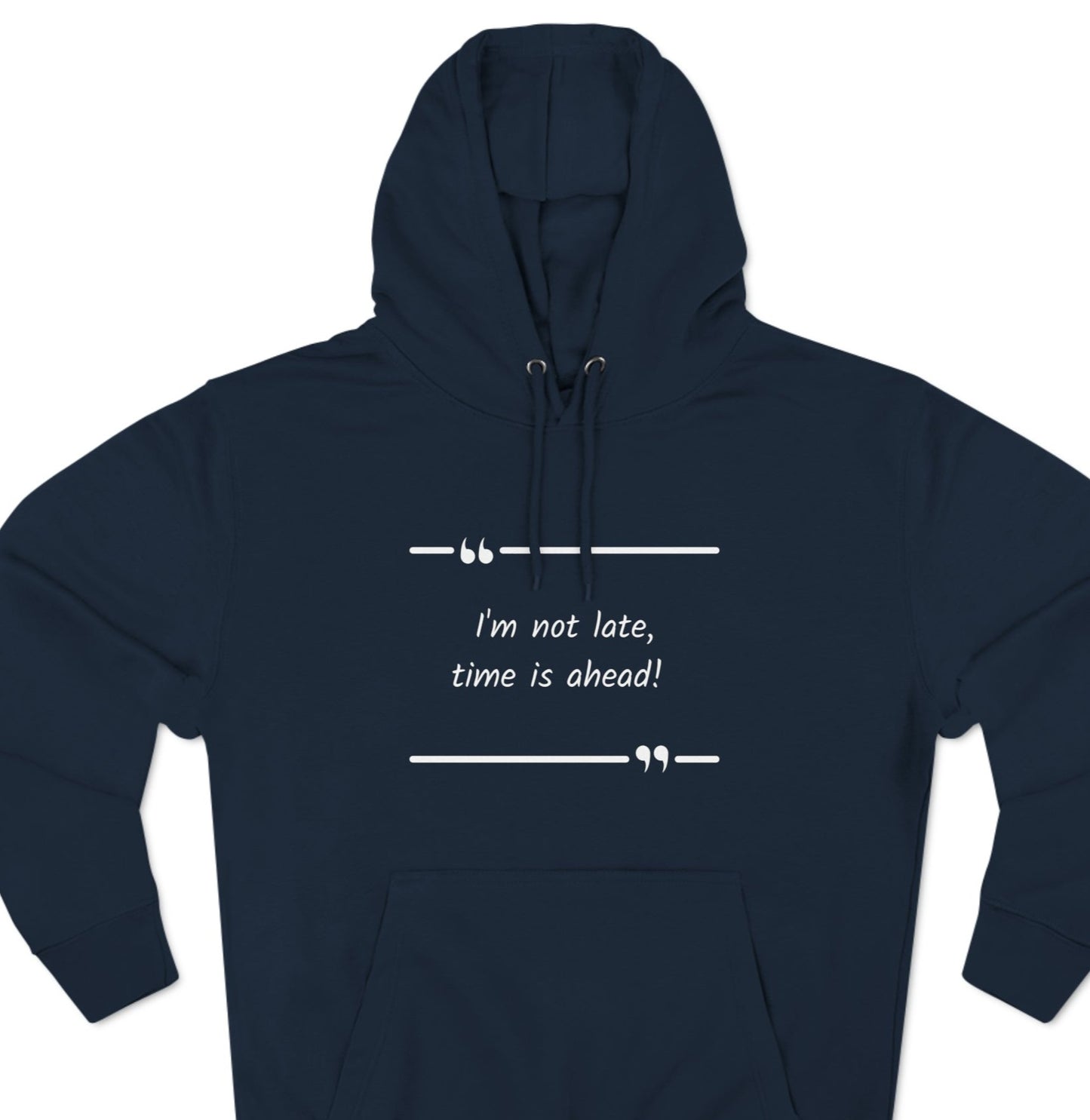 Cozy Hoodie (Unisex) : Not late