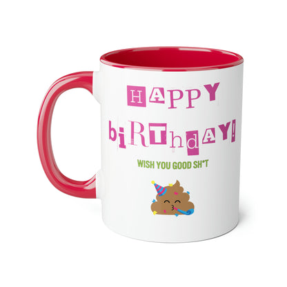 Tasses amusantes 11oz - Joyeux anniversaire