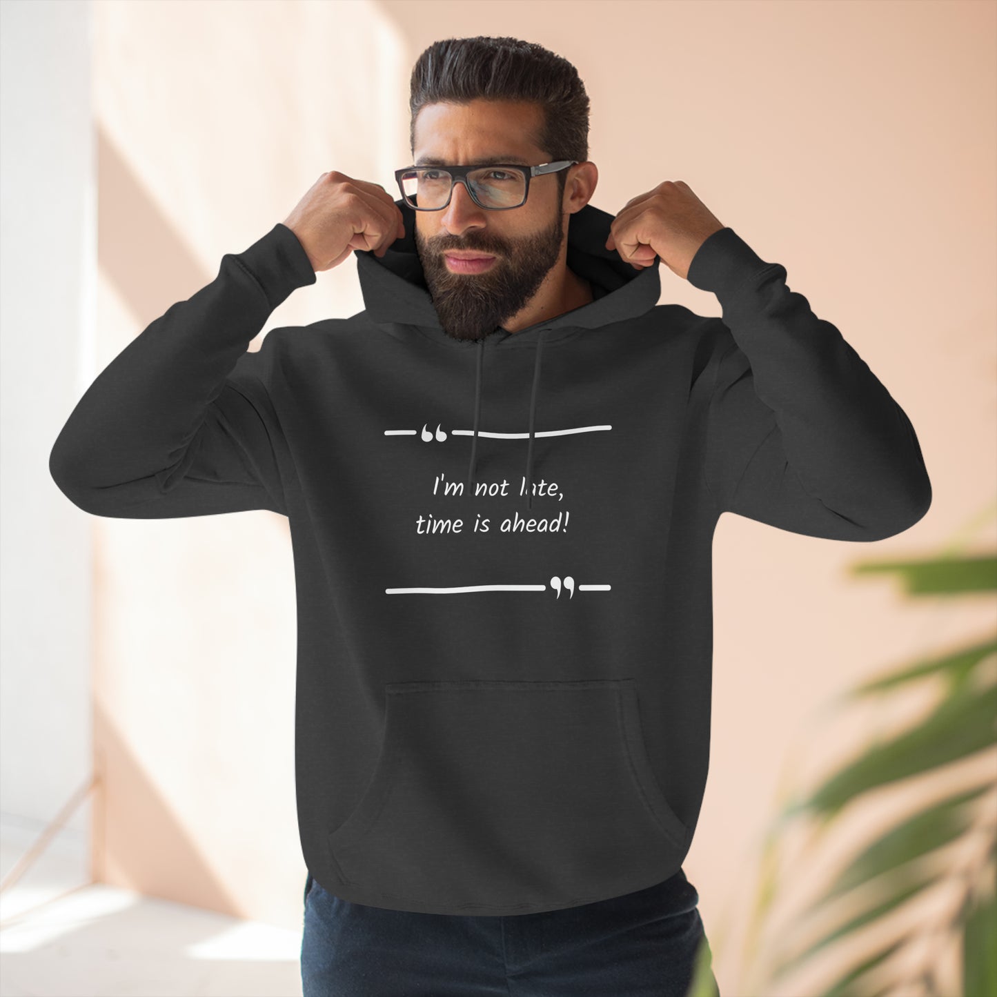 Cozy Hoodie (Unisex) : Not late