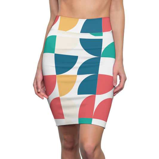 Colorful Pencil Skirt