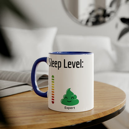 Funny 11oz Mugs - Sleep level expert