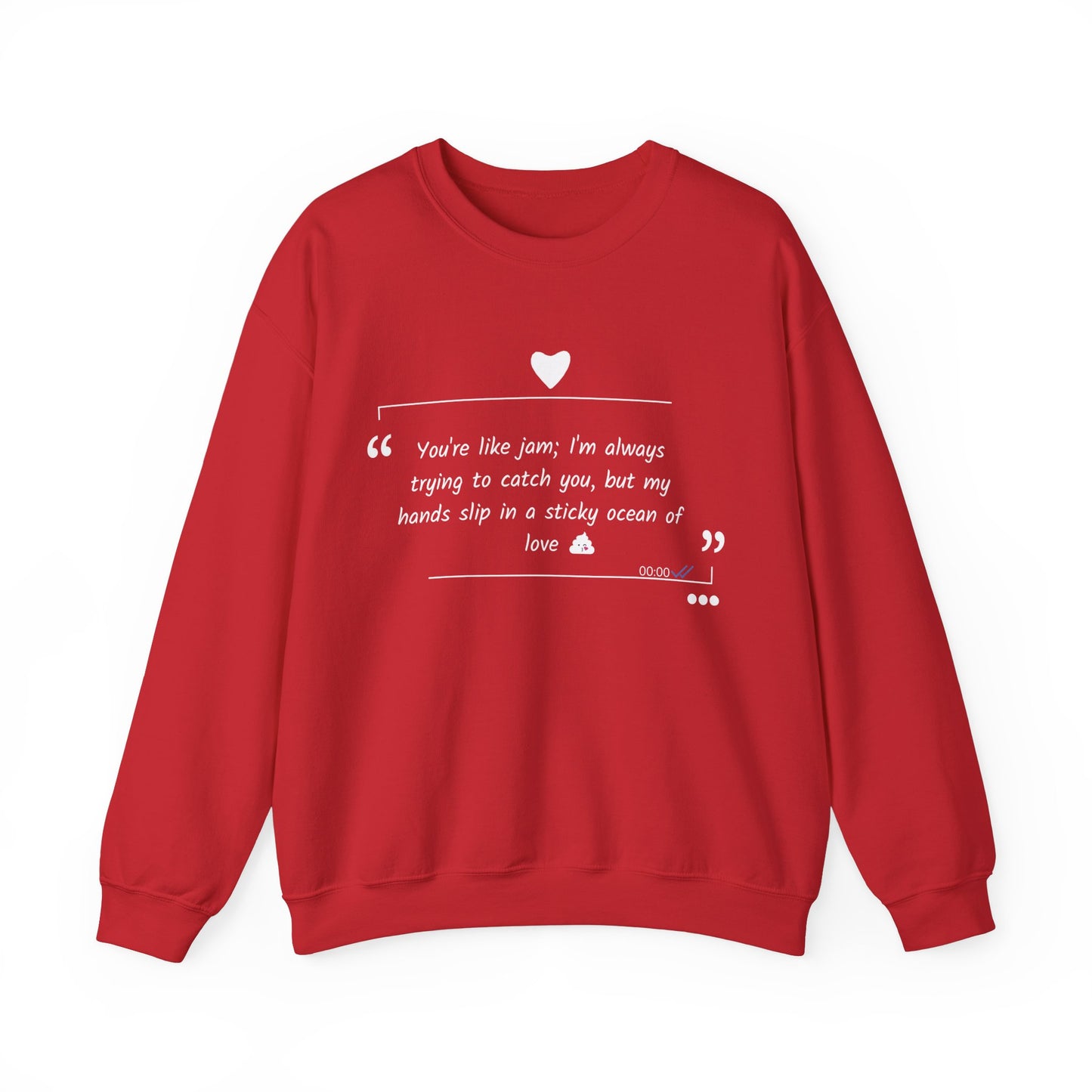 Unisex Sweatshirt: Love declaration Jam 1