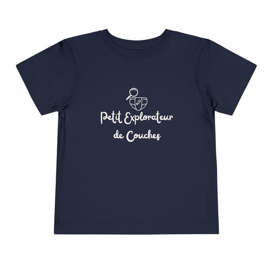 Collection de t-shirts amusants pour tout-petits : Explorateur  Couches