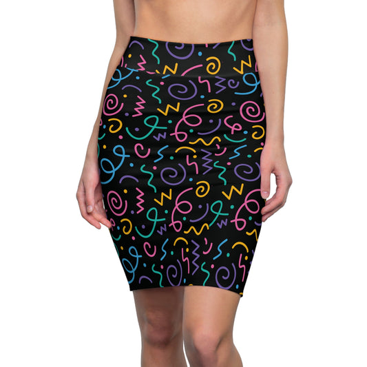 Colorful Pencil Skirt