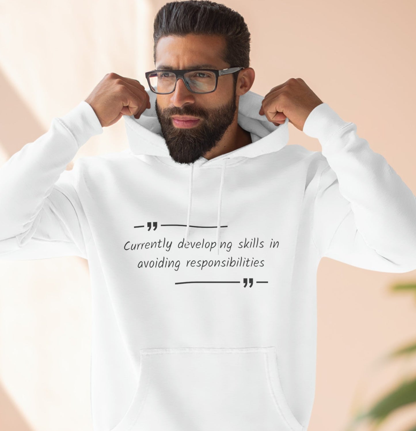 Cozy Hoodie (Unisex) : Skills in avoiding responsibilities