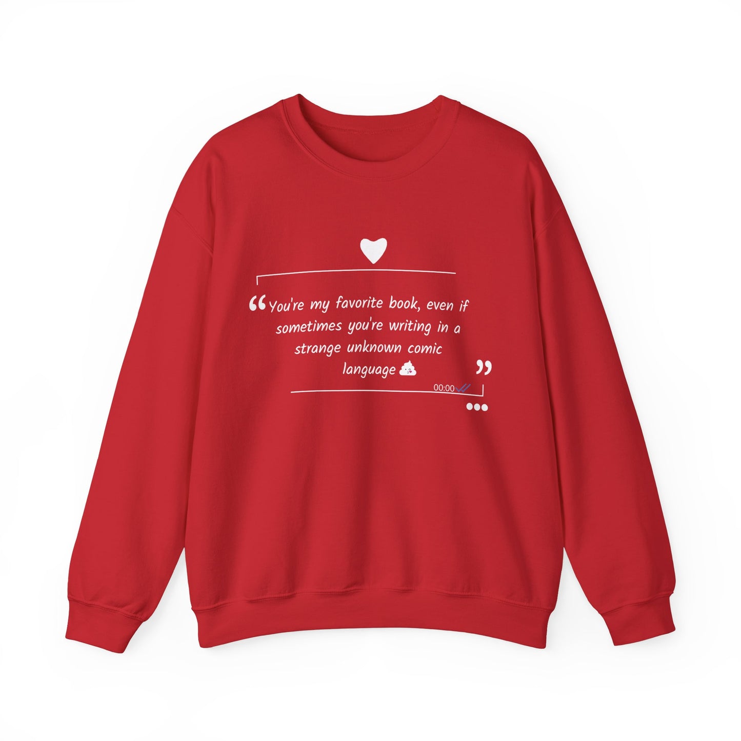 Unisex Sweatshirt: Love declaration Book 1