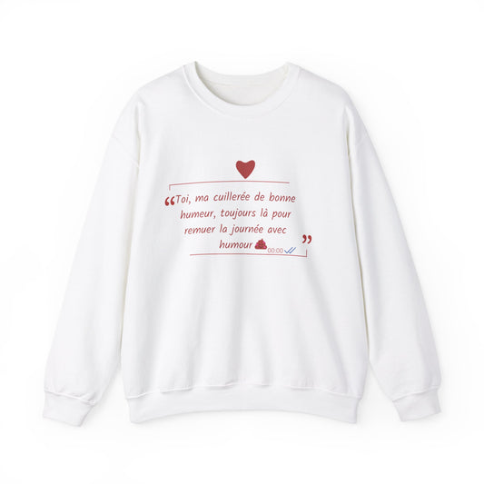 Unisex Sweatshirt: Love declaration Amour Café 2