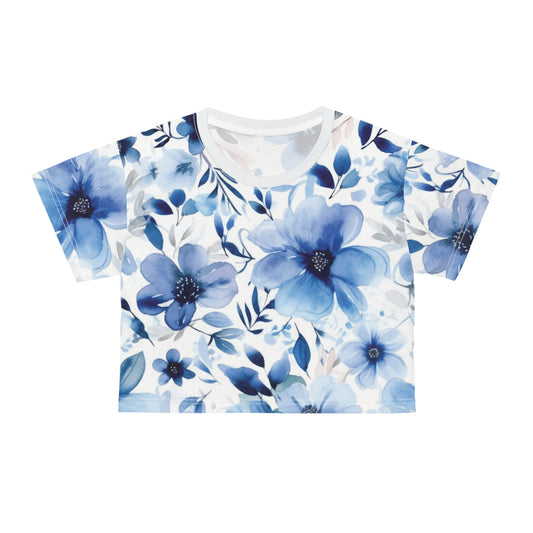 Motif Color Burst Crop Tee