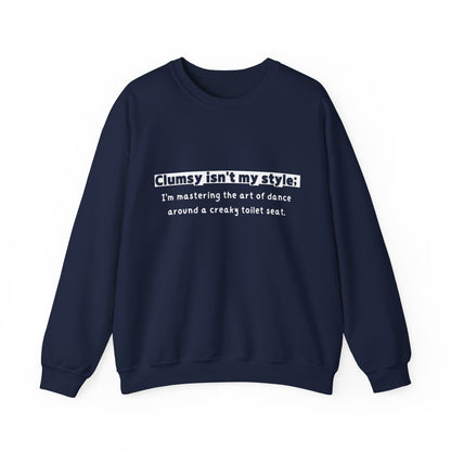 Unisex Sweatshirt - Clumsy toilet dance